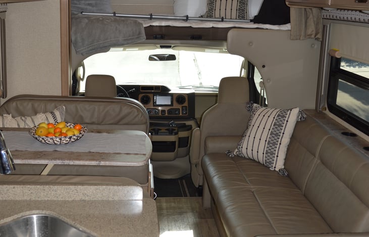 When slider is closed for driving.