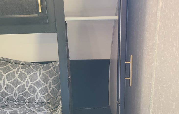 Wardrobe cabinets in the Master area