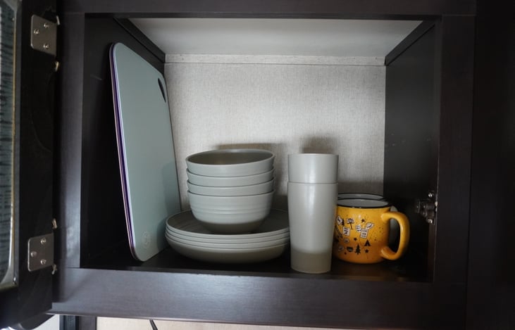 Plates, bowls, and cups