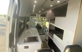 Family Size Mercedes-Benz Sprinter w/ Rock Wall