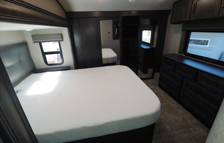 Huge closet with large dresser