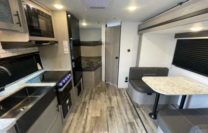 Interior view from Murphy bed