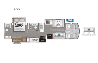 2020 Thor Motor Coach Challenger 37DS, Sleeps 9!