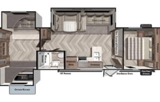 Outpost - 2022 Forest River RV Wildwood 31KQBTS