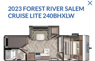 2023 Forest River RV Salem Cruise Lite 240BHXL