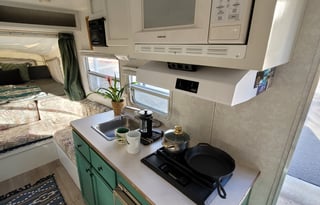 Cabana in the Oasis- Hybrid Tent Travel Trailer