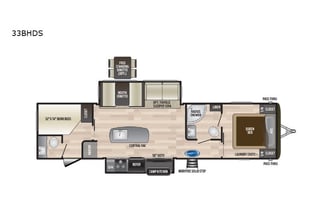 "The Hideout" - 2020 Keyston bunkhouse with 1.5 Bath