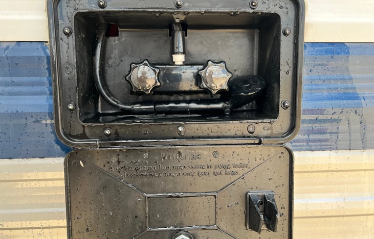 Outdoor Shower (HOT & COLD) water available.