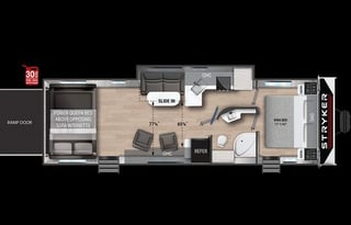 16 FT GARAGE TOY HAULER/CAMPER- pickup in WI or IL