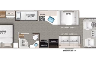 Bunks Sleeps 8 Class A "Annie"