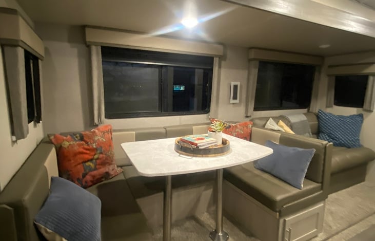 if its cold ... enjoy the heater , if its hot relax with some AC .   or just a quiet escape from the kids while you do a lil reading.