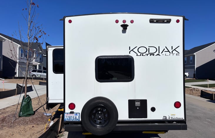 Backside with Backup Cam installed.