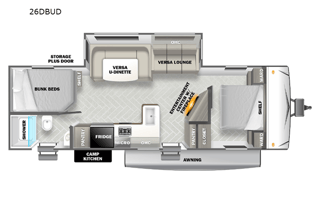 2023 Forest River RV Salem 26DBUD
