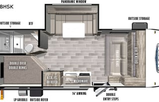 2020 Forest River RV Salem FSX 178BHSK