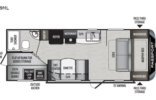 2020 Keystone RV Passport 239ML SL Series