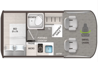 FOUR TENS- 2025 Thor Motor Coach Tranquility 19M