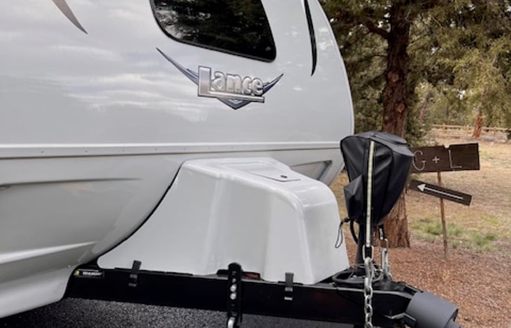 Two propane tanks included.