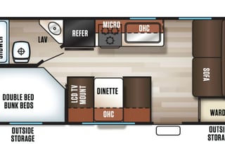 2017 Forest River RV Cherokee Grey Wolf 17BHSE