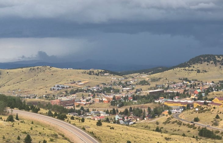 If you head to cripple creek, they have the most beautiful views.