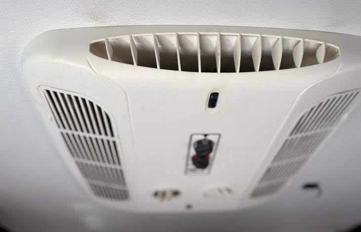 Excellent running air conditioner you will not hear a thing outside and you will sleep like a  baby