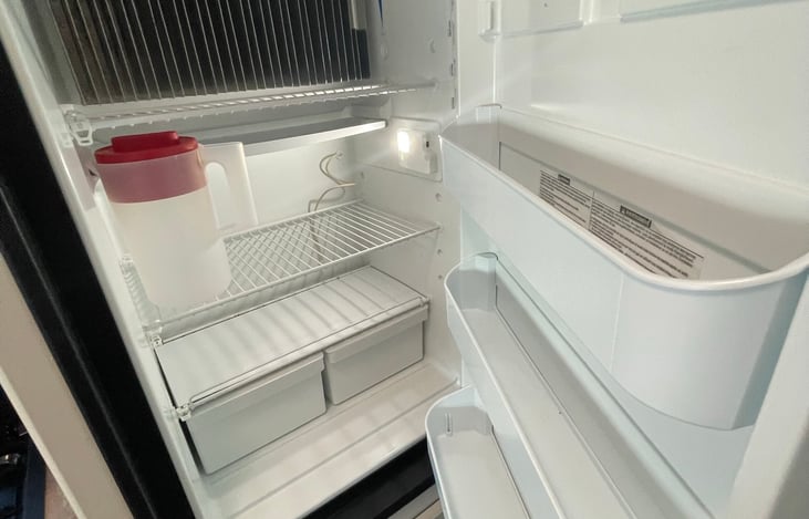 Propane powered, refrigerator and freezer