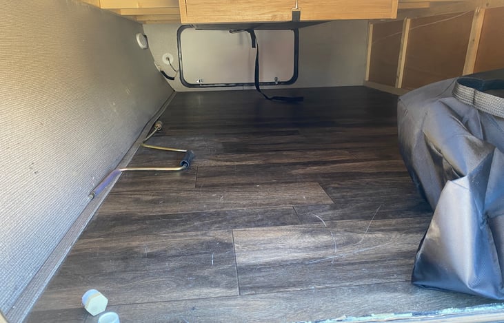 LARGE PASS THRU WITH PLENTY OF STORAGE.