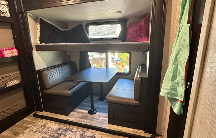 Bathroom door closed.