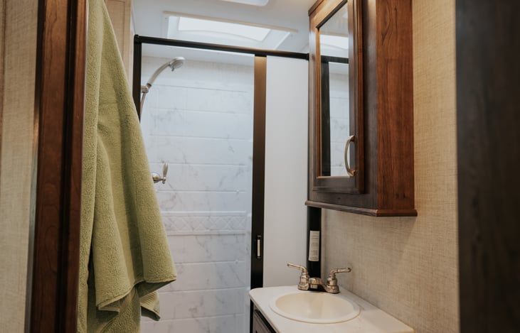 Plush Calvin Klein towels included!