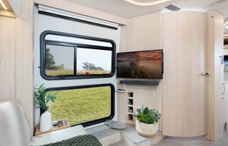 2024 Leisure Van 24 Rear Lounge