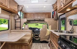 Small class C with dinette and queen bed - unit 2