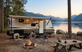 Sports fan Tournament ready Forest River Ozark RV