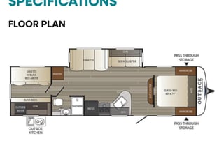 Unique 2 Bedroom Keystone Outback Ultra Lite