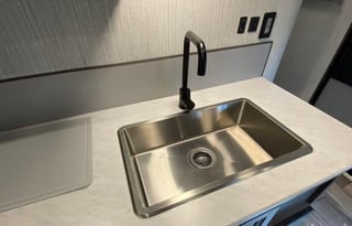 set up and deliver kid friendly toy hauler