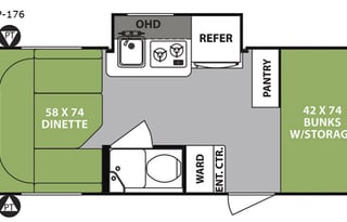 2018 Forest River RV R Pod RP-176