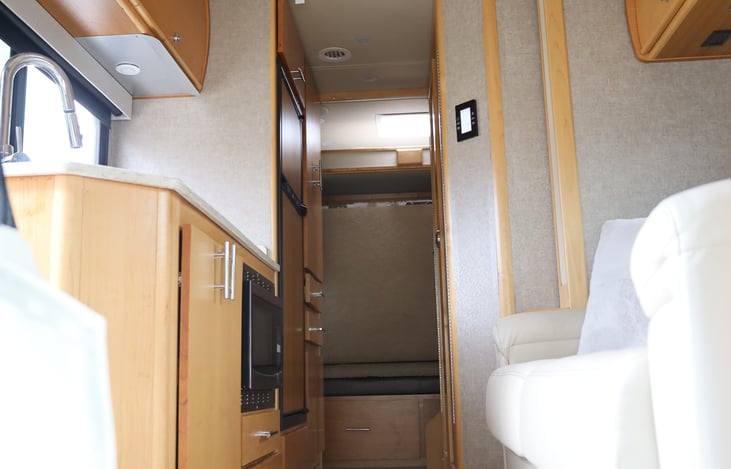 View of both sliders in ready to driveaway