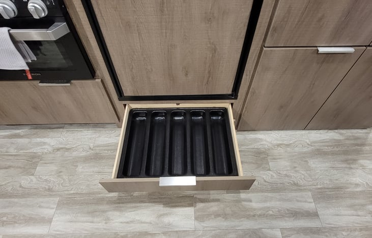 Wine bottle storage rack.