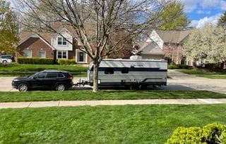 26’ Easy Tow Travel Trailer –Cozy Bunks, Queen Bed