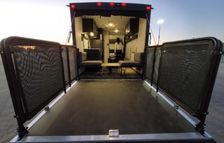 2021 Tow Hauler Wolf Pup ! Patio Gate, Solar Panel