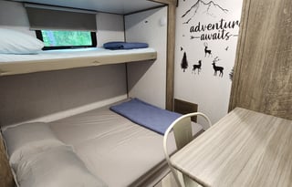 HUGE Luxury RV Bunkhouse with Remote Office