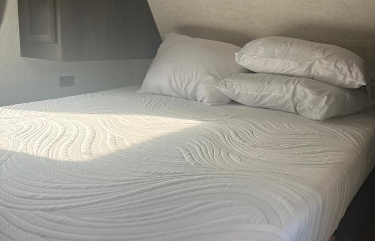 New mattress and pillows