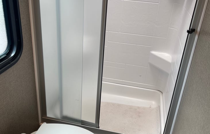 nice size showers in both bathrooms