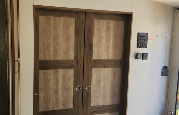 Privacy doors for master bedroom