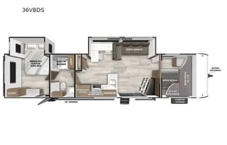 2025 Forest River RV Salem 36VBDS