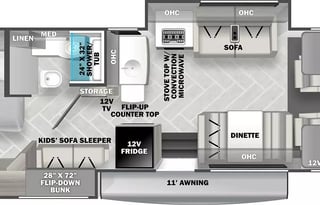 Farley’s 2022 Family Bunkhouse Motorhome Rental