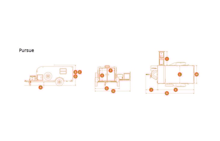 Representative floor plan provided by a trusted RVshare partner.