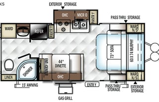2017 Forest River RV Rockwood Mini Lite 2304KS