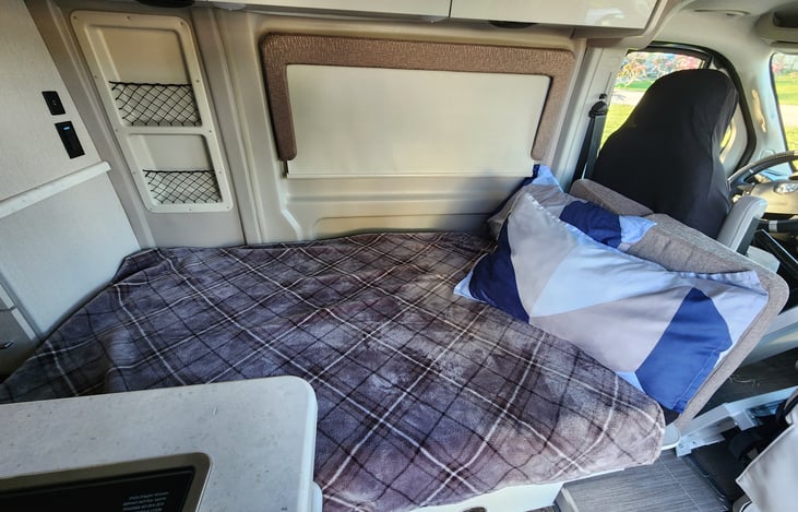 Pull out bed is 40 inch width x 6ft length