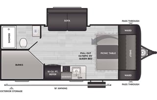 NEW mid-sized family camper fully stocked