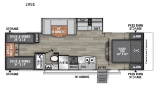 2022 Freedom Express 29SE Sleeps up to 10!