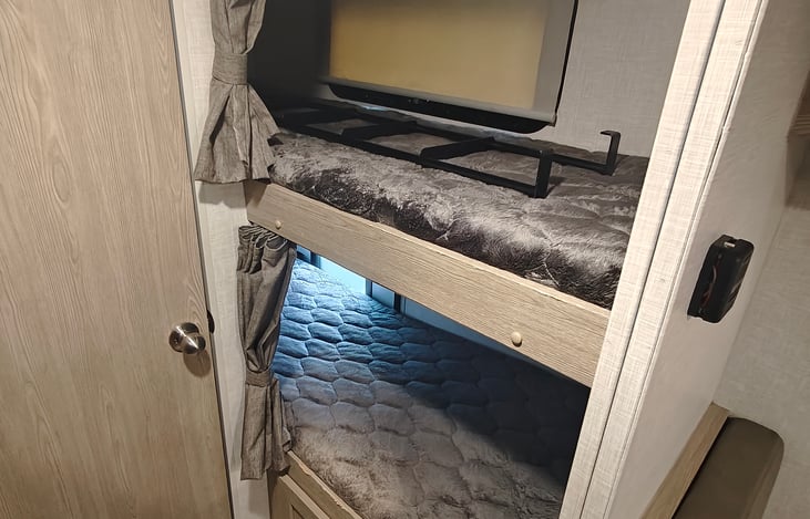 Bunk area with ladder